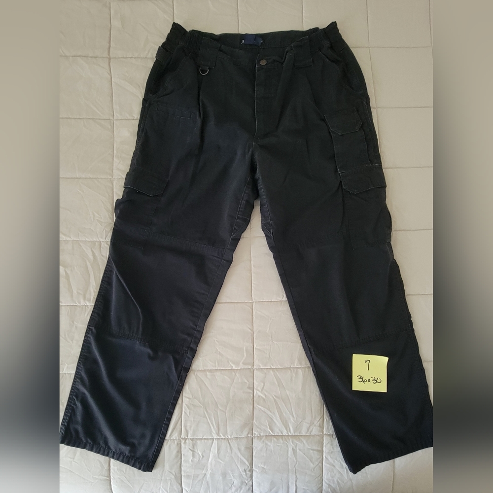 5.11 Tactical Pants, Black, Men's 36x30